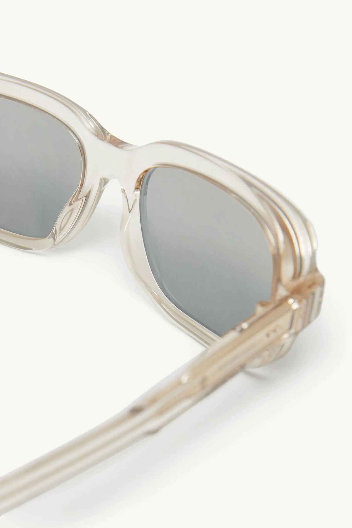 TRANSPARENT SHINY OFF-WHITE