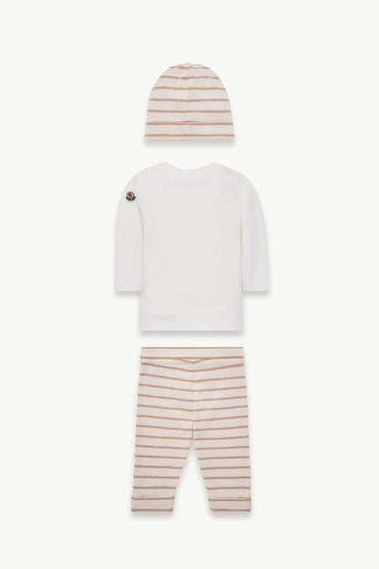 Beige & White