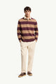 Beige & Burgundy